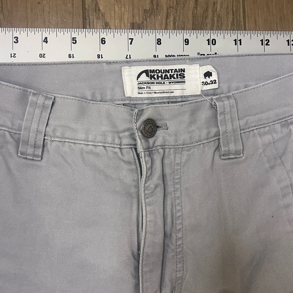 Mountain Khakis Light Gray Chinos - Picture 3 of 9